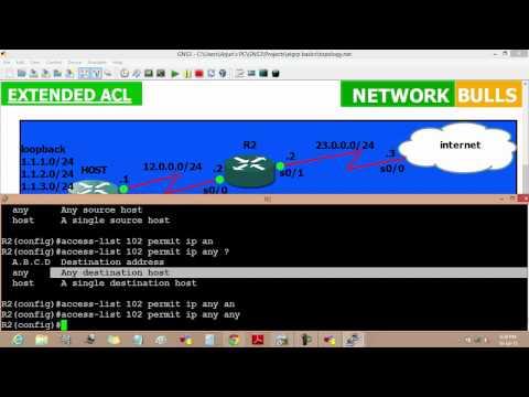 How To Configure Extended ACL(Access Control List) On Cisco Routers- CCNA R&S
