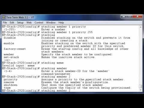 Aruba 2920 Backplane Stacking Hardware And Software Configuration