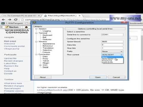 Cisco 100-101, Connecting To Cisco Switch Through Console Port