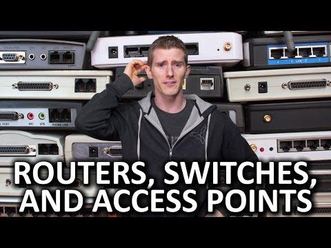 Routers Vs. Switches Vs. Access Points - And More