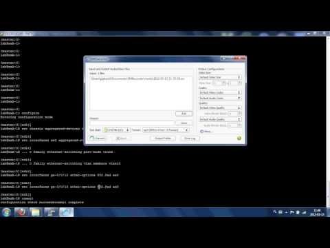 Configuring LAG And LACP On Juniper EX Switches   YouTube