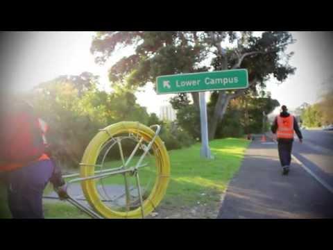ISquared Installing Fibre Optic Cables At University Of Cape Town (UCT)