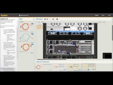 Labsim 2.3.3 Connect Fiber Optic Cables