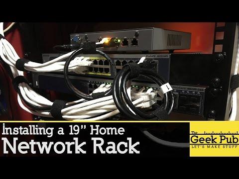 Installing A Home Network Rack