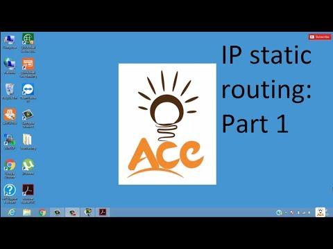 IP Static Routing | Part 1 | Computer Networks | Bsc I.T. | MCA
