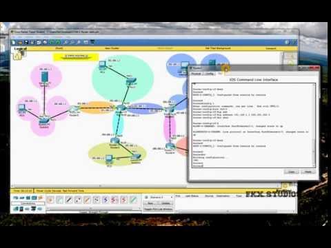Cisco CCNA Static Routing Packet Tracer - Using 5 Routers
