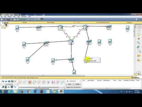 Cisco Packet Tracer | 3 Routers | 5 Switch | 2 W.Routers | Lesson