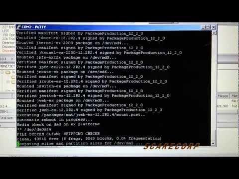 Junos Lesson - How To Upgrade A EX 2200 Switch