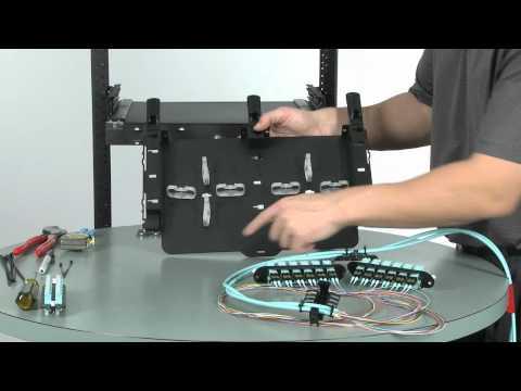 How To Terminate Tight Buffered Fiber Cable In Corning's CCH Patch Panels
