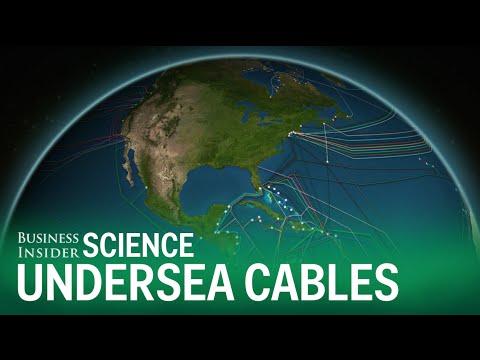 Animated Map Shows The Undersea Cables That Power The Internet