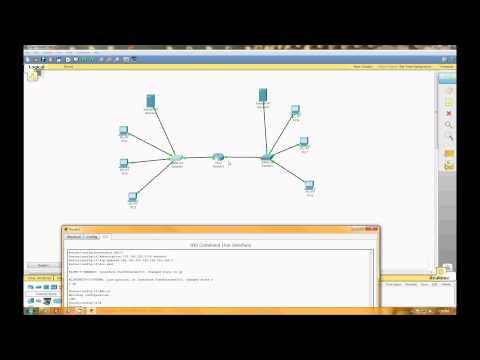 Connecting Two Networks Using The Cisco 2811 (Cisco Packet Tracer)