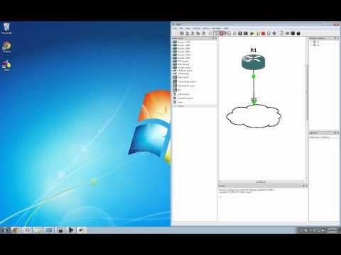 GNS3 Tutorial - Connecting GNS3 Routers To The Internet In Windows 7
