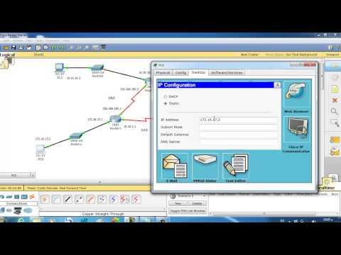 Cisco Packet Tracer  011 Connect Three Routers And Ping Between All Three PCs
