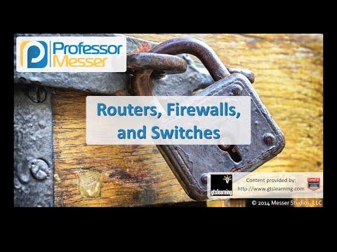 Routers, Firewalls, And Switches - CompTIA Security+ SY0-401: 1.1