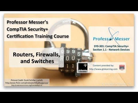 Routers, Firewalls, And Switches - CompTIA Security+ SY0-301: 1.1