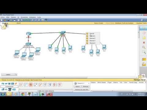 COMO REALIZAR UNA RED CON 12 TERMINALES UN SWITCH 2 ROUTERS Y UN ACCESS POINT