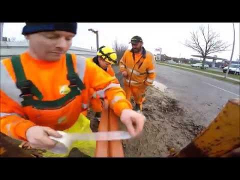 Fiber Optic Cable Deployment Along Railroad