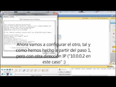 Configuración VLAN Ejercicio 3 - Configurar Una Conexión Entre 2 Routers CISCO.