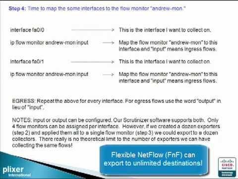 How To Configure Flexible NetFlow On Cisco Hardware