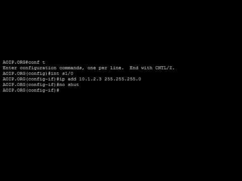 Configuring IP Addresses On Cisco Routers And Switches - AOIP.ORG