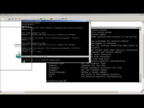 RouterGods - Configuring Telnet On Cisco Routers