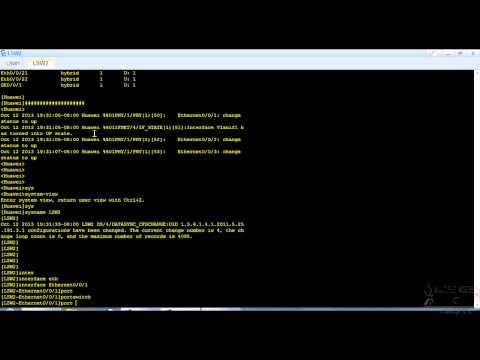Configuring VLAN's & Trunks On Huawei Switches(HCDA Level)