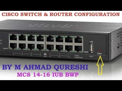 CISCO SWITCHES & ROUTERS CONFIGURATION Series By AHMAD