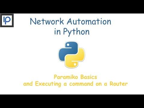1: Paramiko Basics And Executing A Command On A Router