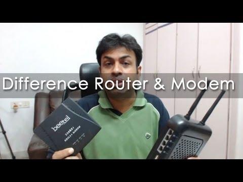 Difference Between Modem & Routers - Geekyranjit Explains