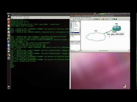 GNS3 Tutorial - Connecting GNS3 Routers To The Internet In Ubuntu
