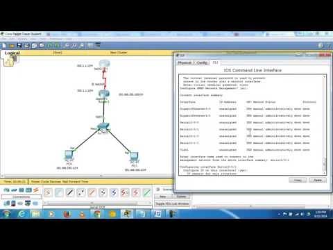 How To Connect 2 Routers, 1 Switch, 2PC's In CISCO Packet Tracer