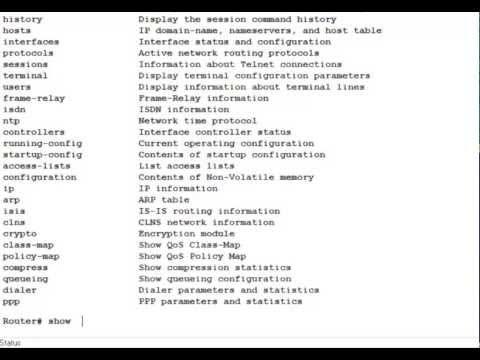 Intro To Cisco Command Line Interface For Routers And Switches