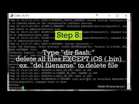 Factory Reset For Cisco Routers 2016